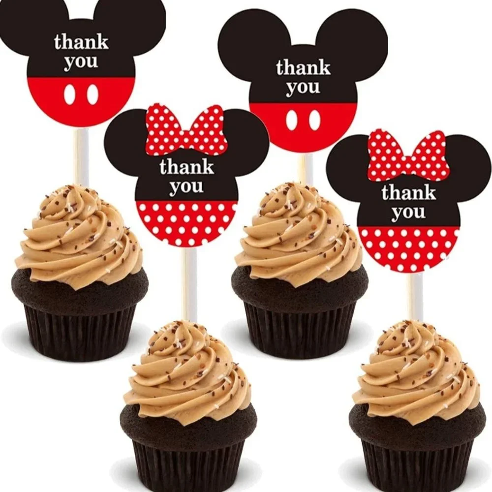 40 MICKEY & MINNIE THANK YOU Stickers 2